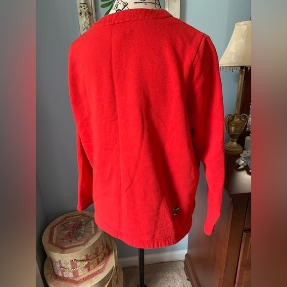 Women’s Breckenridge Red Snap Holiday Shirt Petite XL - Picture 3 of 8